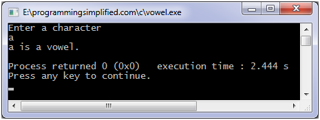 Check Vowel Project in C/C++ with Source Code and Report [ download ...