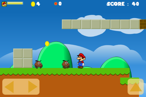 Mario Game Project in Android with Source Code and Report - kashipara