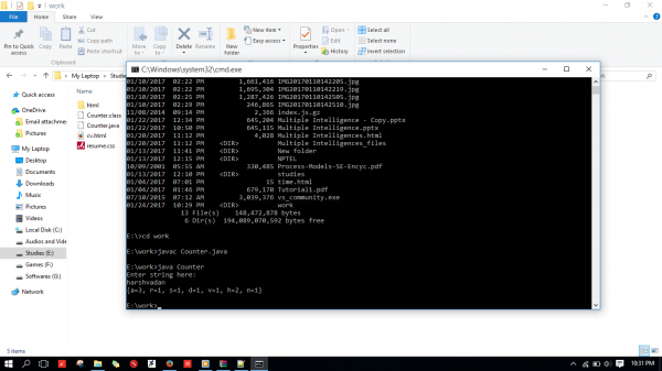 Simplest Program To Find Number Of Occurrences Of Characters In Given ...