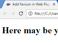 Set Favicon Of Web Site Project in HTML, CSS and JS with Source Code ...