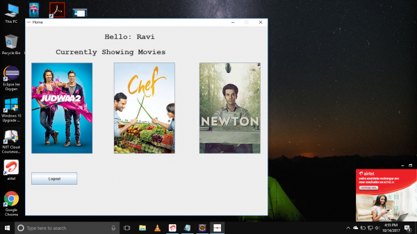 Movie Booking Software Project in Java with Source Code and Report ...