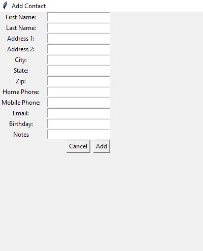 Address Booking System Project in Python with Source Code and Report ...