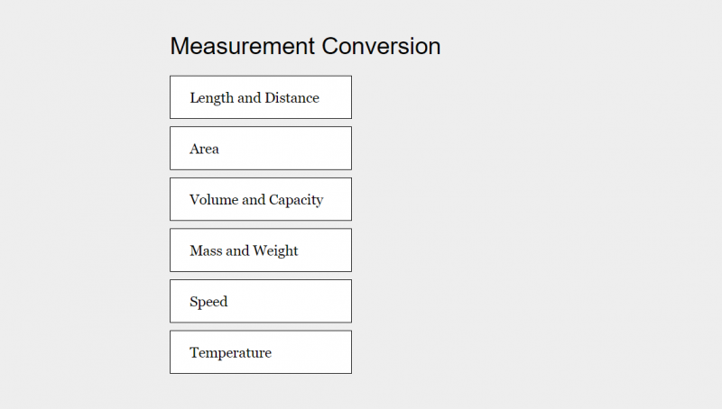 Measure Conversion App Project in PHP with Source Code and Report ...