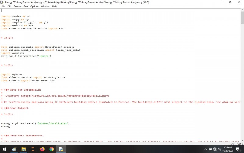 Energy Efficiency Dataset Analysis Using Machine Learning With Python ...
