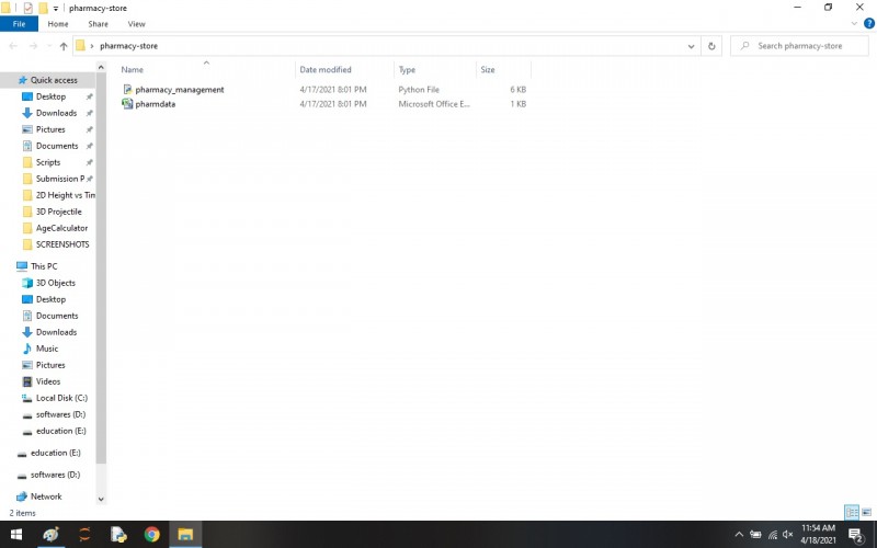 Pharmacy-store GUI App Using The Python - Tkinter in Python demo ...