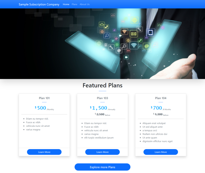 Simple Subscription Website Project in PHP with Source Code and Report ...