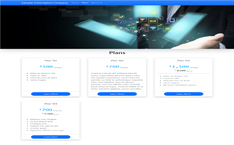 Simple Subscription Website Project in PHP with Source Code and Report ...